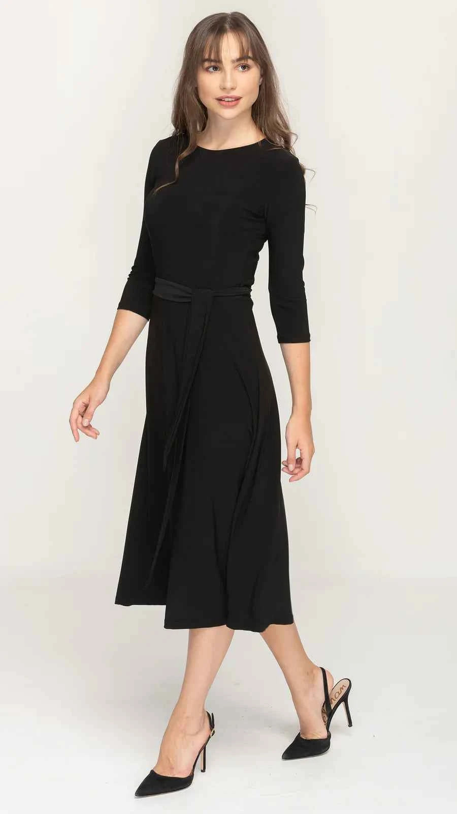 Belted Midi Dress