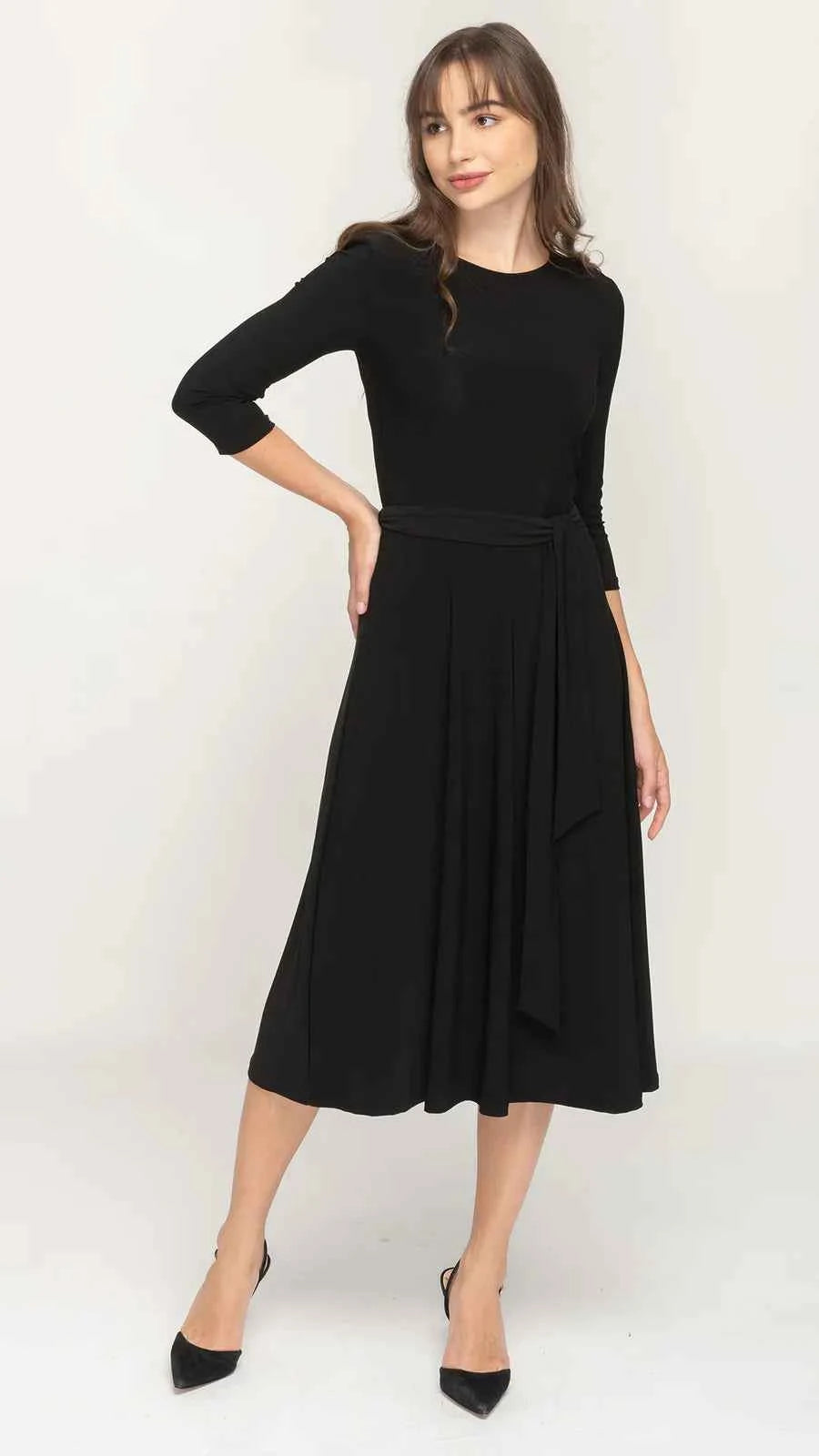 Belted Midi Dress