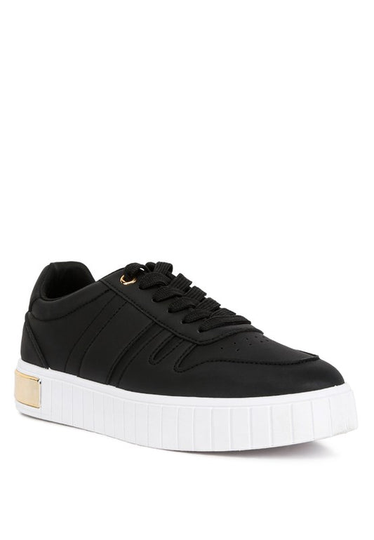 Welsh Panelling Detail Sneakers - Pikemla
