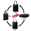 Ebony Elegance Leather Tote