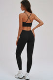 The Kinetic Cross Back Sports Bra Leggings 2-Piece Set