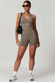 The Delight Halter Top Shorts 2-Piece Set
