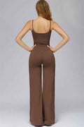 The FlexCore Crop Tank Flared Leggings 2-Piece Set