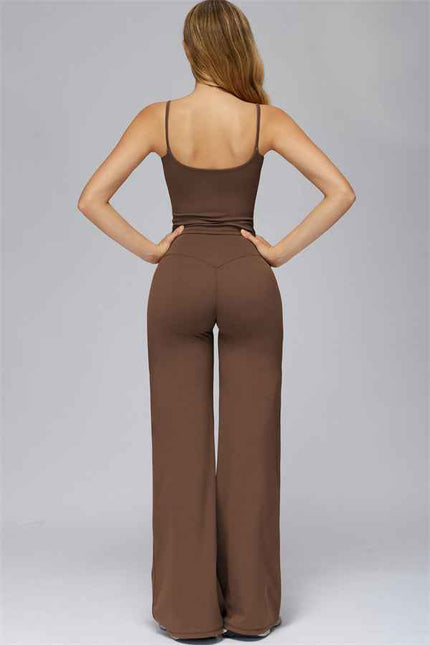 The FlexCore Crop Tank Flared Leggings 2-Piece Set