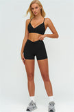 The Lushness Y-Back Sports Bra Shorts 2-Piece Set