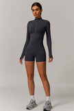 The Nova Luxe Jacket Sports Bra Shorts 3-Piece Set
