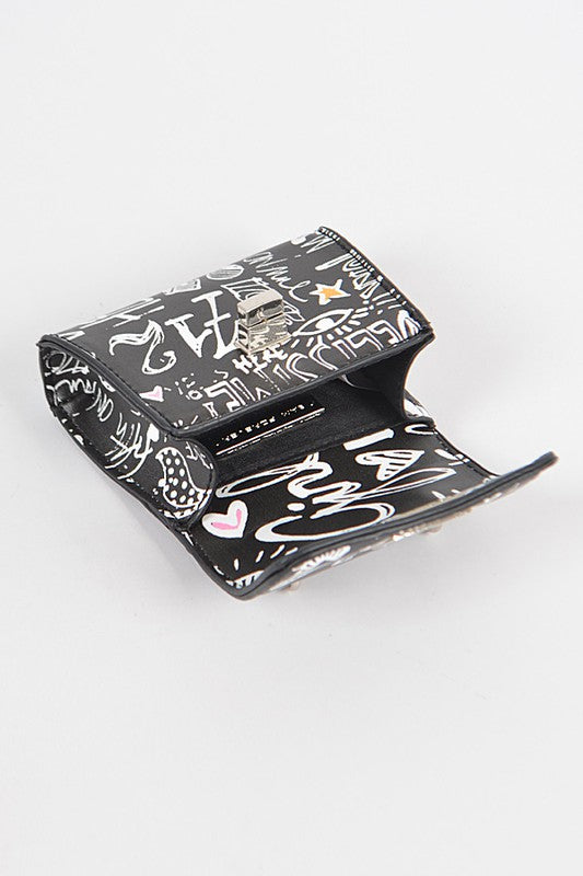 Petite Mini Graffiti Swing Bag - Pikemla