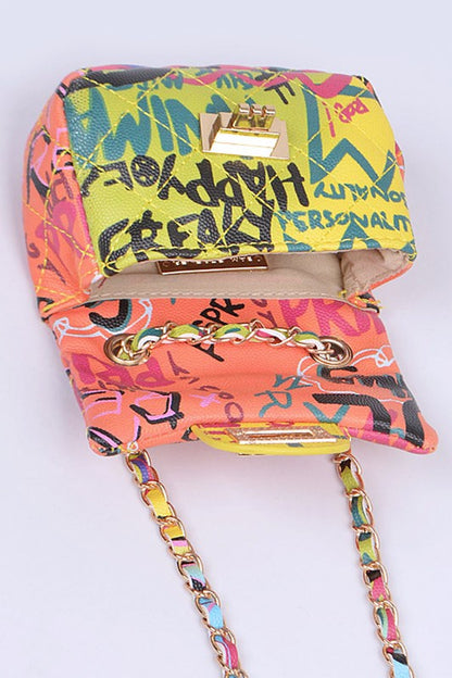 Mini Grafitti Swing Bag - Pikemla