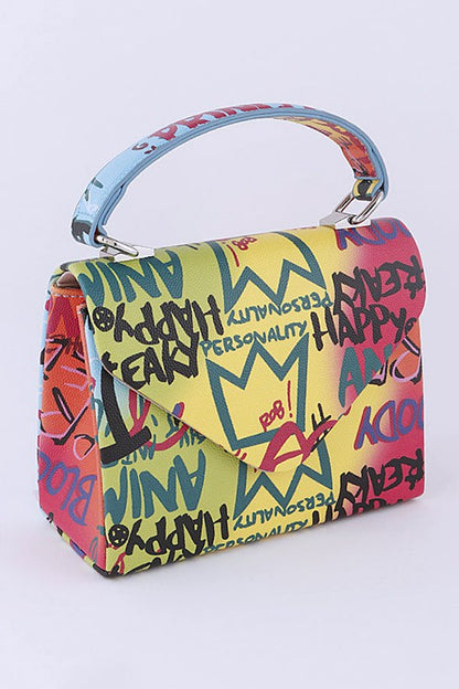 Graffiti Boxy Swing Bag - Pikemla