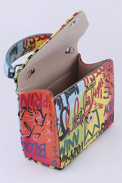 Graffiti Boxy Swing Bag - Pikemla