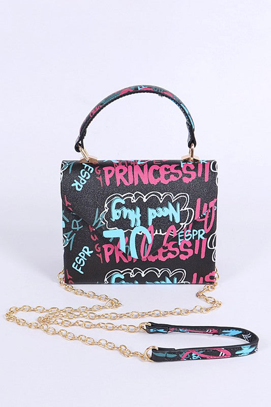 Graffiti Boxy Swing Bag - Pikemla