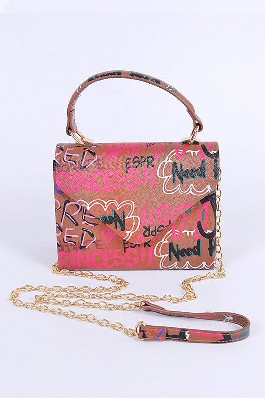 Graffiti Boxy Swing Bag - Pikemla