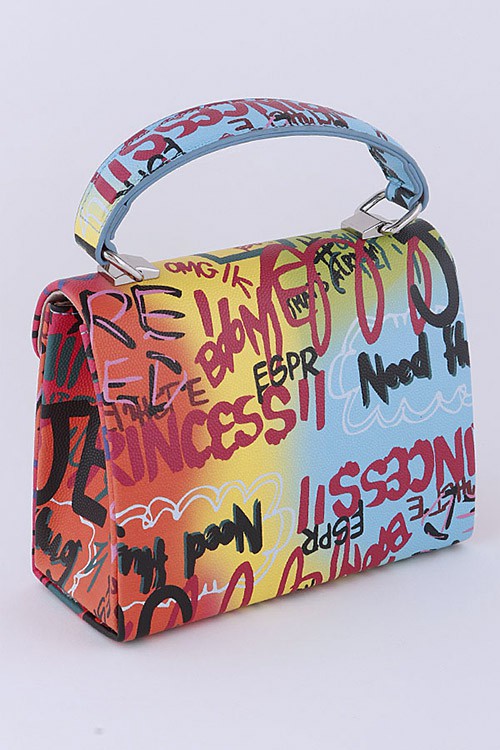 Graffiti Boxy Swing Bag - Pikemla