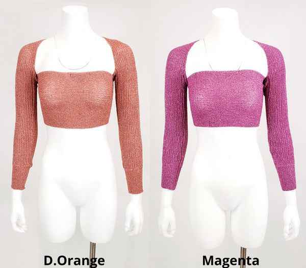 S/S Shawl with Sleeve, Scarf, Wrap Bolero sweater