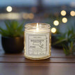 Massachusetts - Lavender Scented Candle - Coconut Apricot Wax