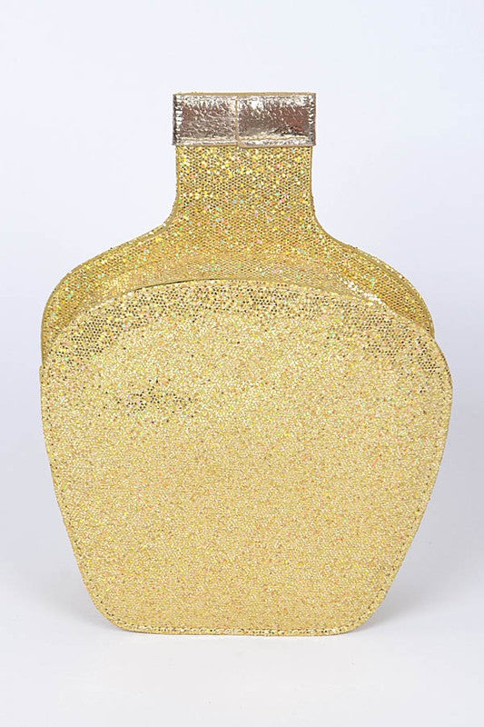 Glitter Tequila Iconic Swing Box Clutch - Pikemla