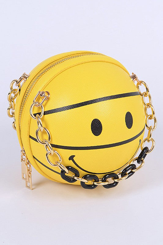 Smily Basketball Swing Clutch - Pikemla