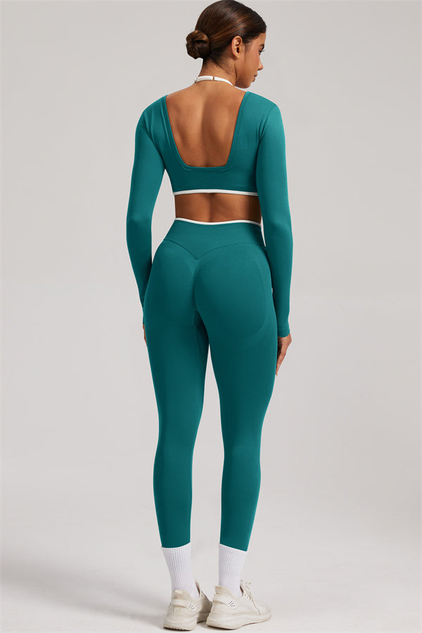 The Elevate Long Sleeve Crop top