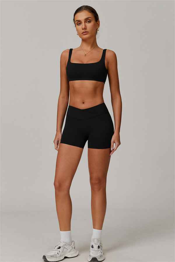 The Halo Sports Bra Shorts 2-Piece Set
