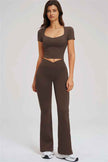 The Sizzle T-shirt Flared Leggings 2-Piece Set