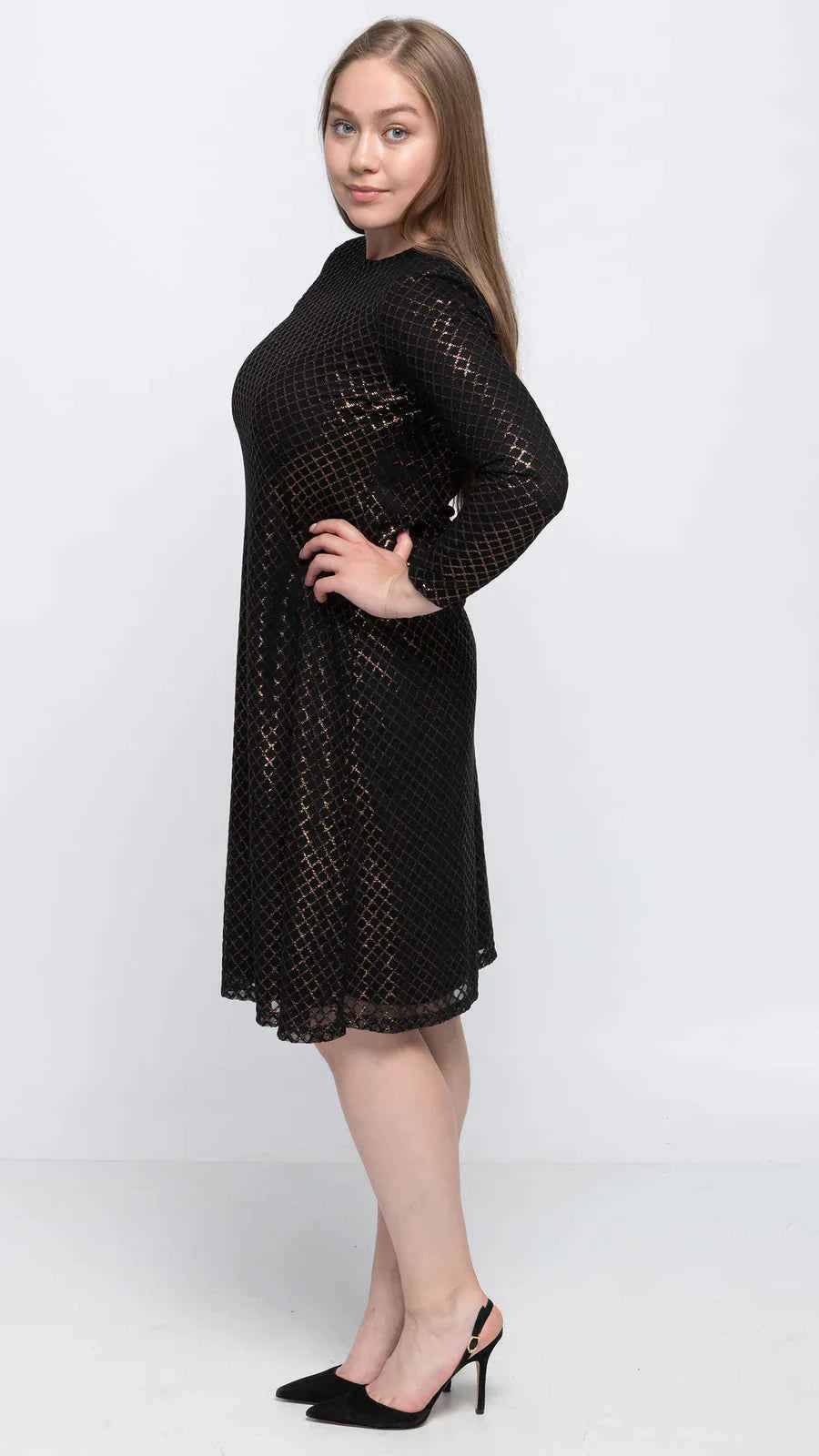 A-Line Dress - Diamond Shine