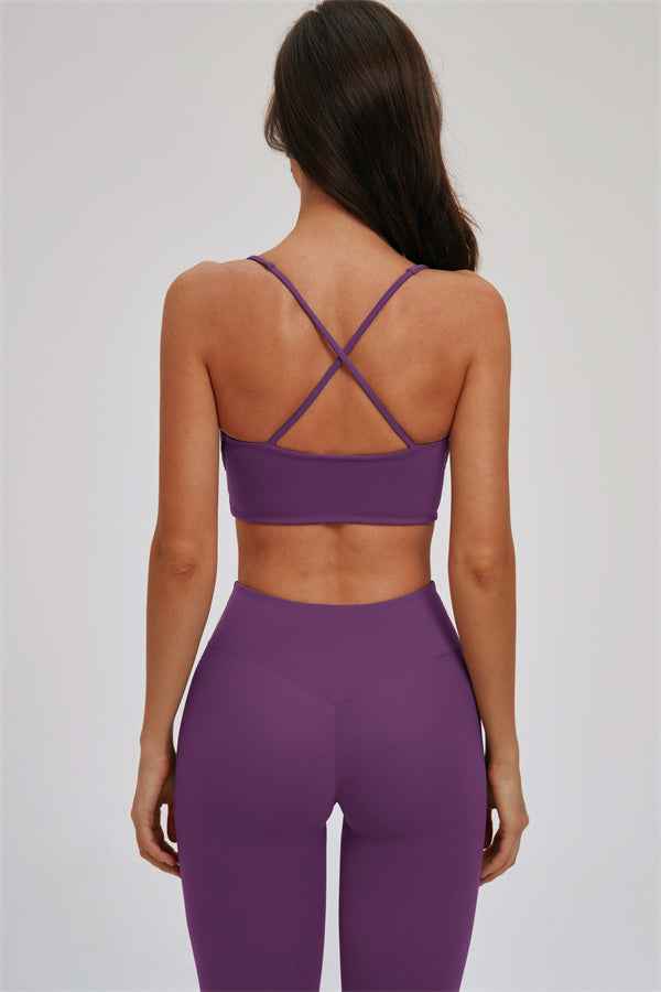 The Kinetic Cross Back Sports Bra