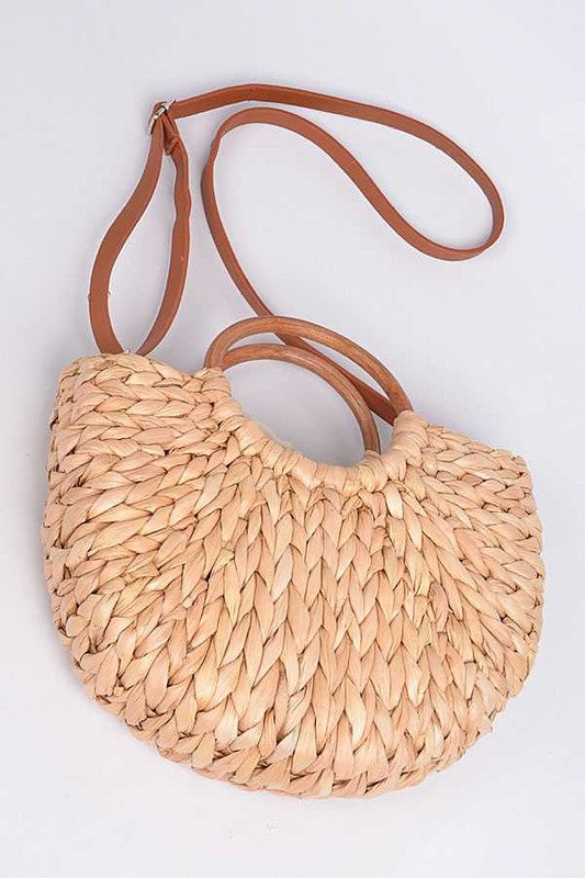 Straw Weaved Swing Clutch - Pikemla