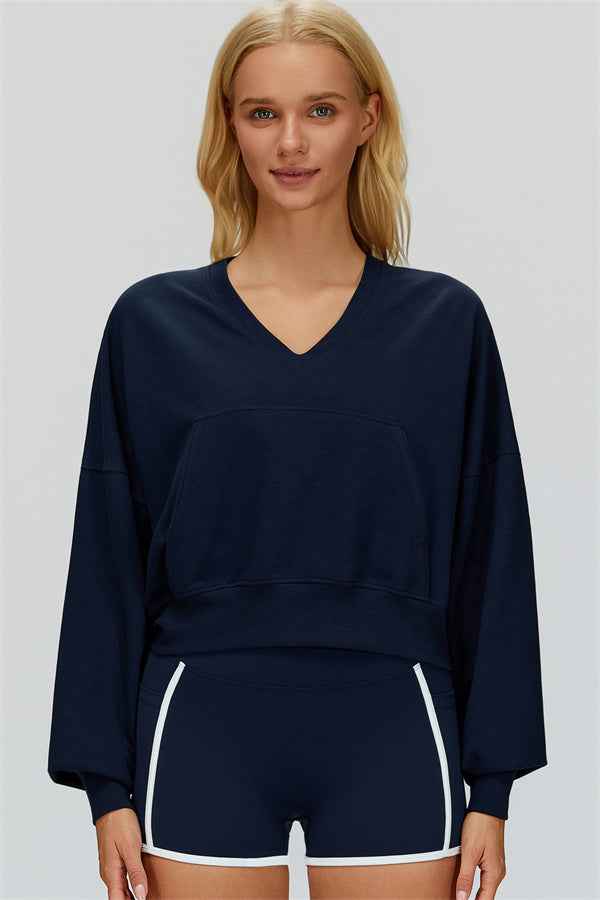 The Whisper V-Neck Hoodie