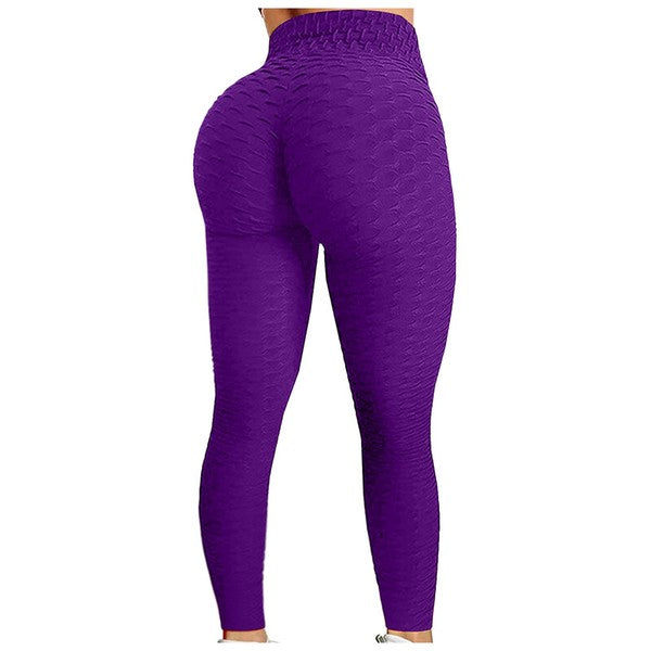 Trendy Textured Leggings - Pikemla