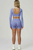 The Prime Line Long Sleeve Crop Top