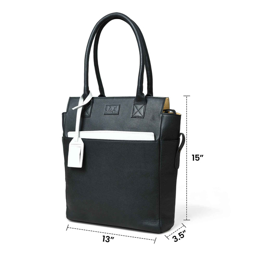 Midnight Elegance Noir Shopper Tote