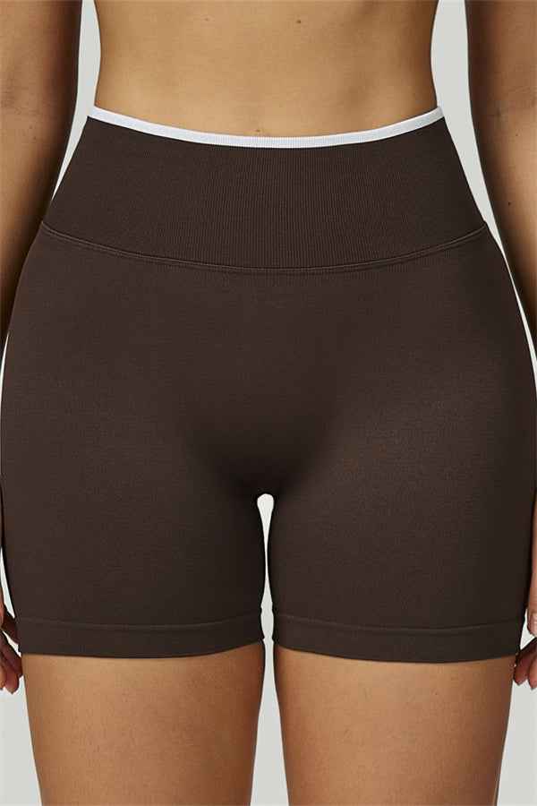The Prime Line Long Sleeve Crop Top Shorts 2-Piece Set