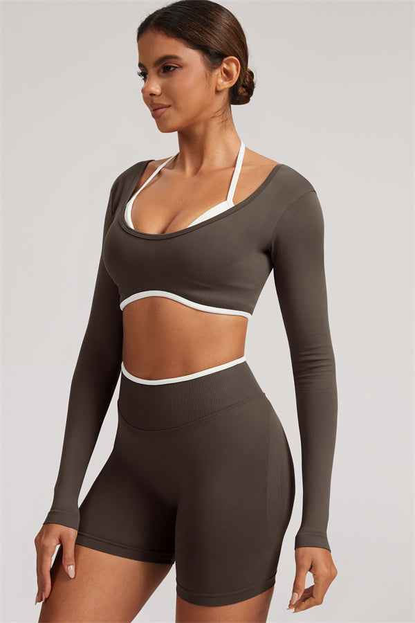 The Elevate Long Sleeve Crop top