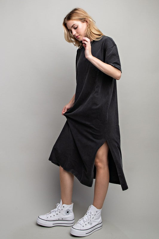 Loose Fit T-Shirt Dress - Pikemla