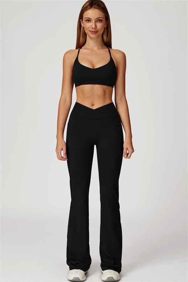 The Propel Sports Bra Flared Leggings 2-Piece Set