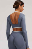 The Elevate New Long Sleeve Crop top Leggings 2-Piece Set