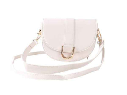 PU LEATHER MODERN SADDLE BAG