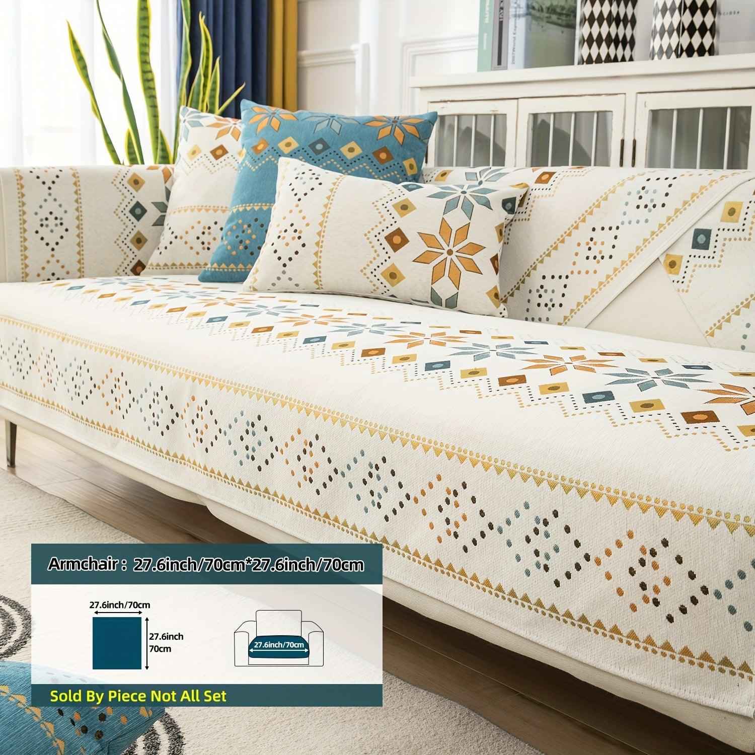 Stylish Bohemian Chenille Slipcovers for Couches