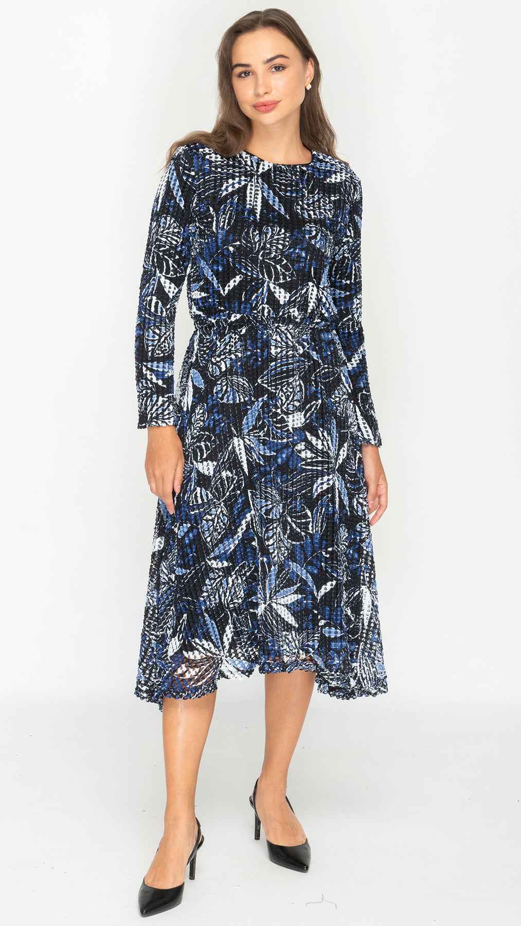 Royal Blue Mesh Dress