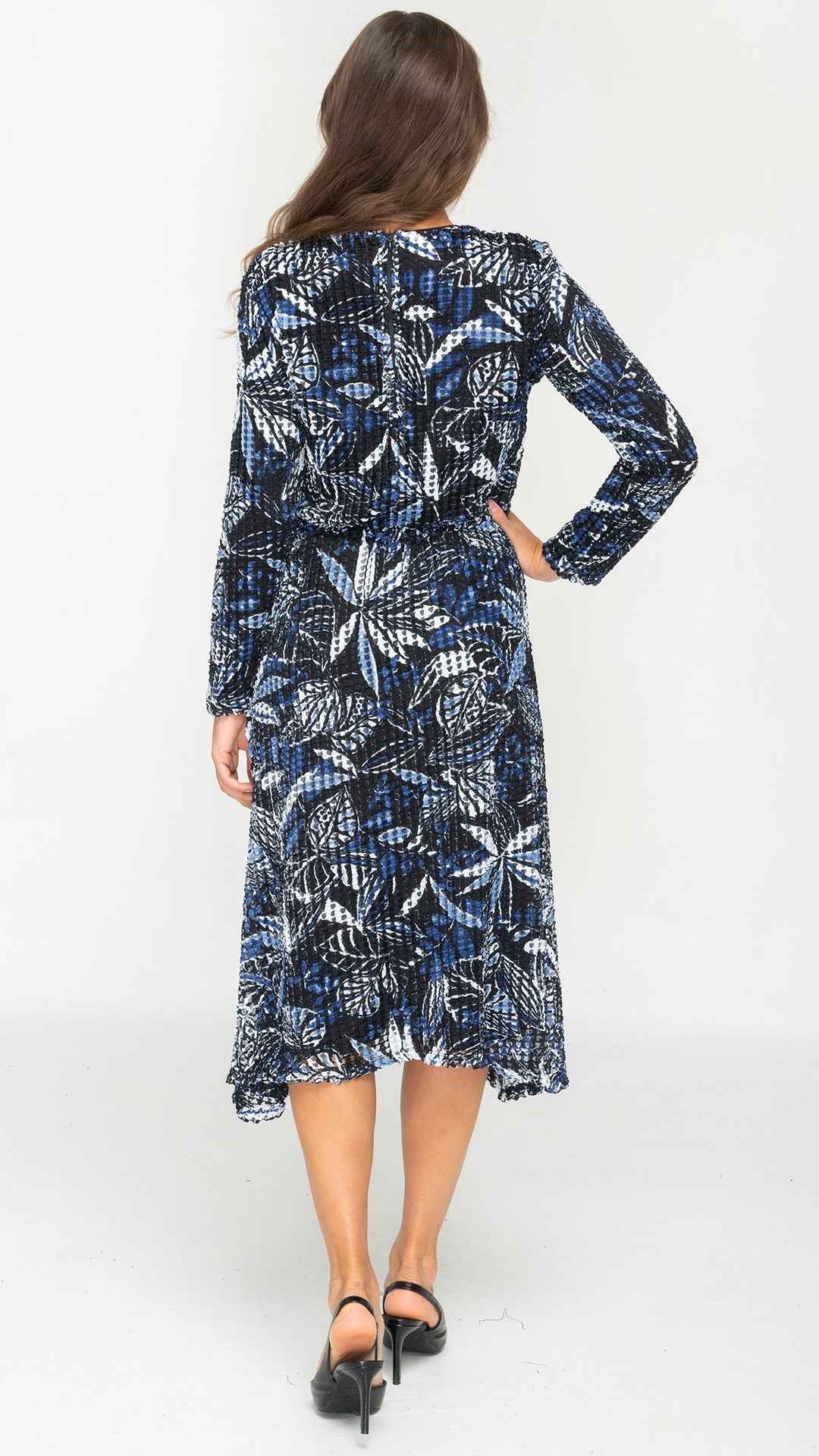 Royal Blue Mesh Dress