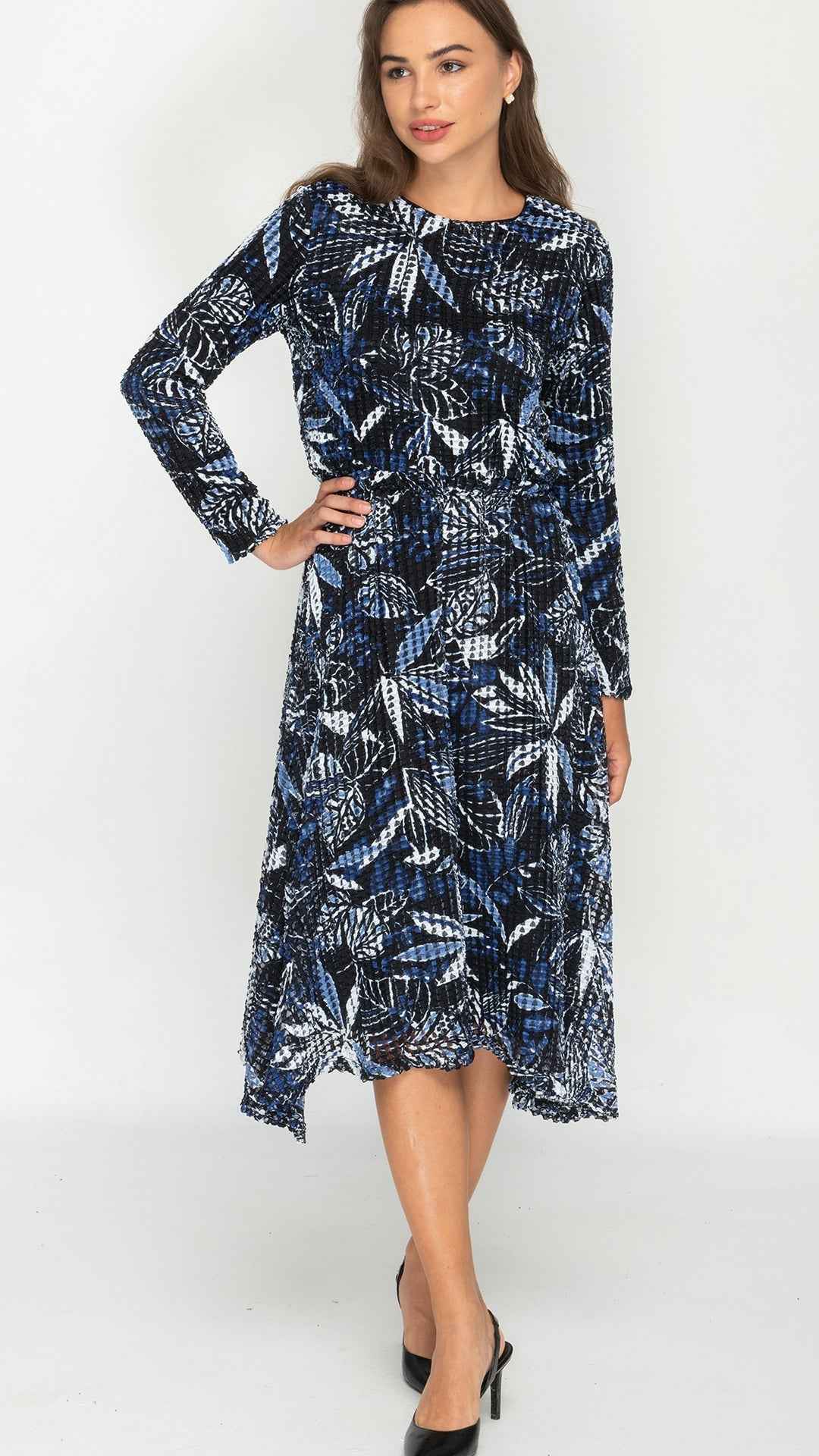 Royal Blue Mesh Dress