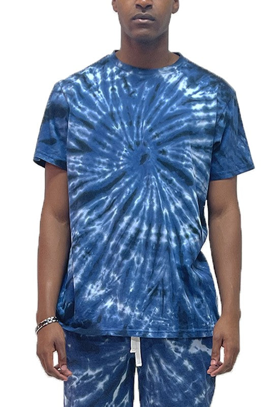 Men’s Tie Dye Cotton T-shirt - Pikemla