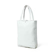 White Leather Shoulder Tote Bag