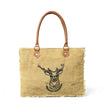 Nordic Charm Canvas Shoulder Tote Bag