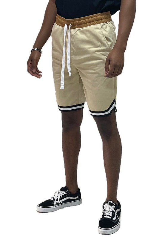 Men’s Solid Athletic Basketball Sports Shorts