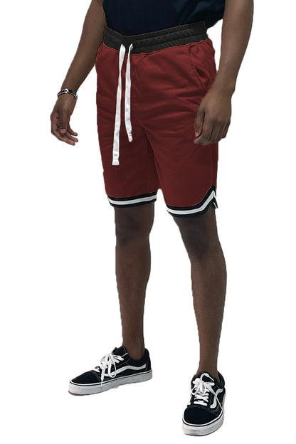 Men’s Solid Athletic Basketball Sports Shorts - Pikemla