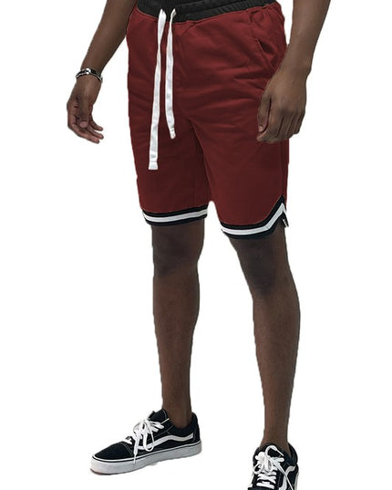 Men’s Solid Athletic Basketball Sports Shorts - Pikemla