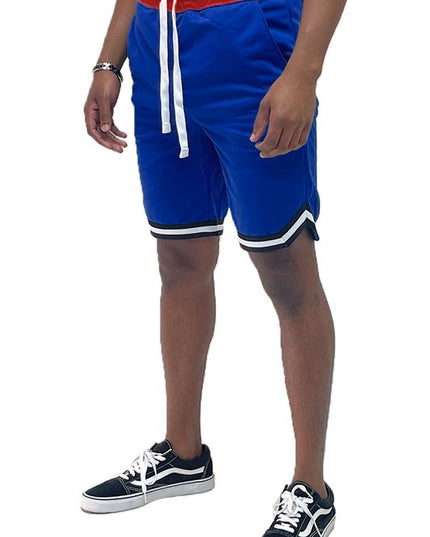Men’s Solid Athletic Basketball Sports Shorts - Pikemla