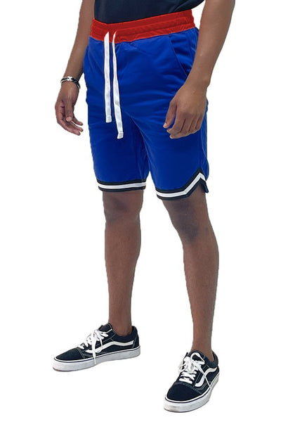 Men’s Solid Athletic Basketball Sports Shorts - Pikemla