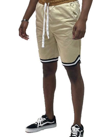 Men’s Solid Athletic Basketball Sports Shorts - Pikemla
